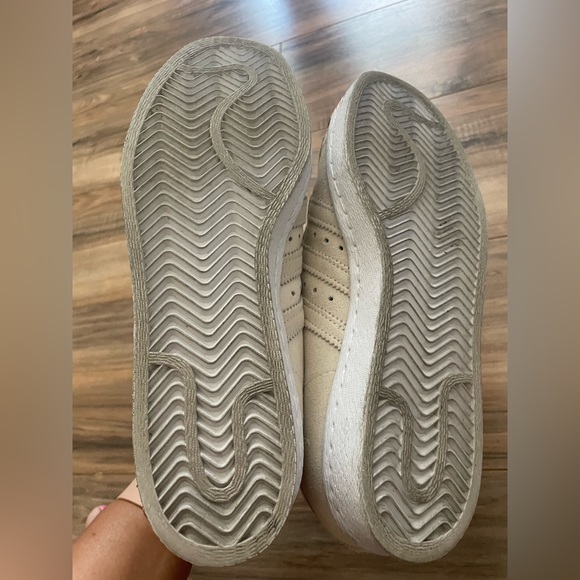 Adidas Originals Superstar 80s Rose Gold Metal Cap Sneakers - Picture 7 of 8